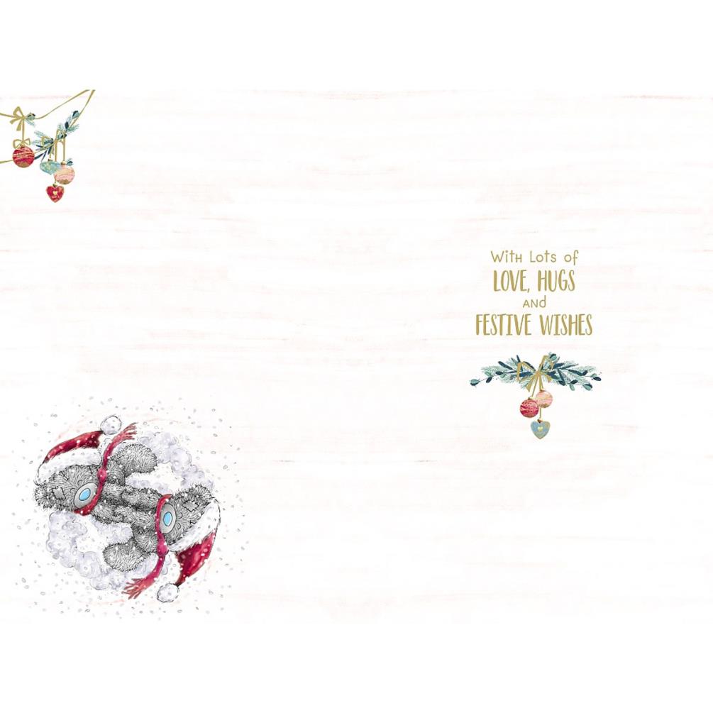 Daughter & Partner Me to You Bear Christmas Card Extra Image 1